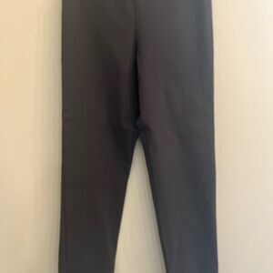 TINA STEPHENS Black Slim-Fit Chinos with Tapered Silhouette